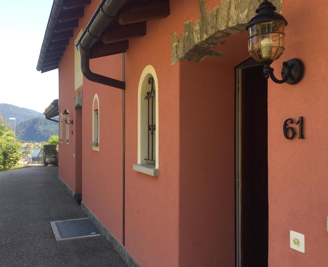 Hotel Garni Villa Del Sole Ponte Tresa Exterior photo